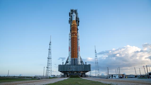 NASA's SLS Rocket and Orion Spacecraft Rollout to Launch Pad 39B